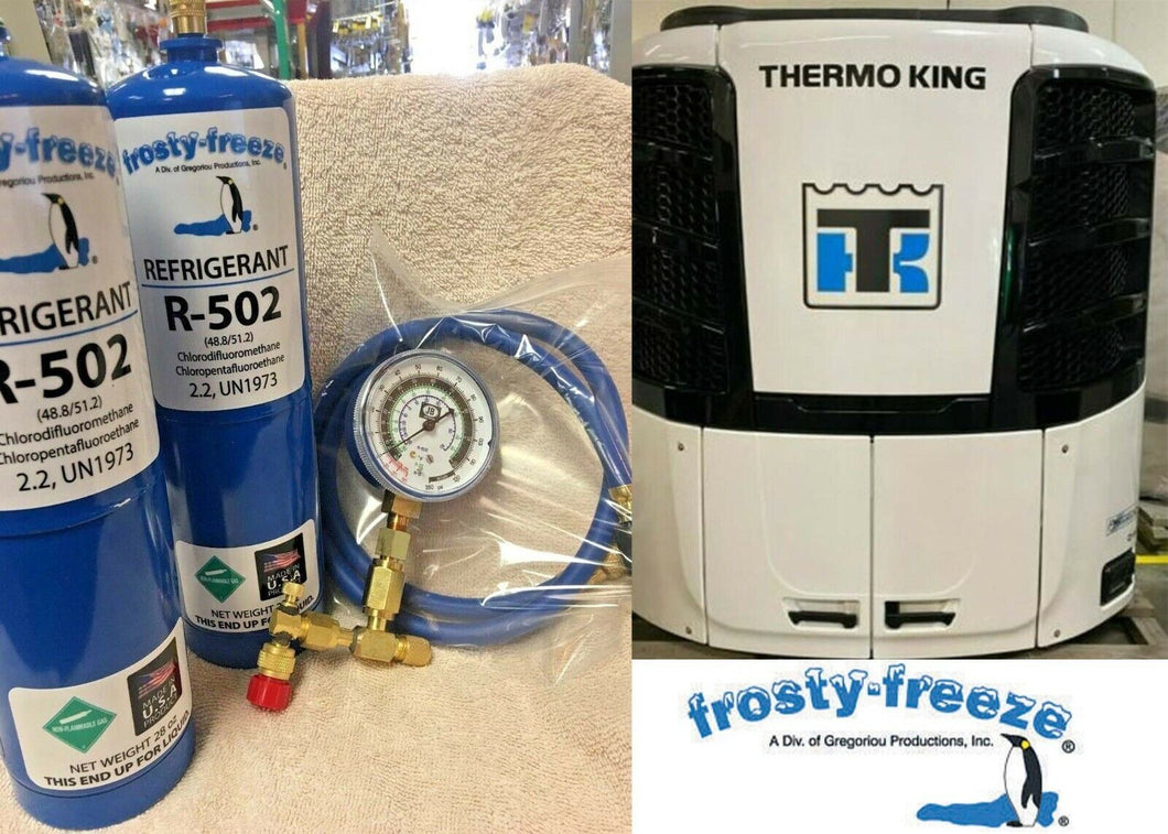 R502, R-502, Refrigerant, Used On Thermo King Reefer Transport Refrigeration