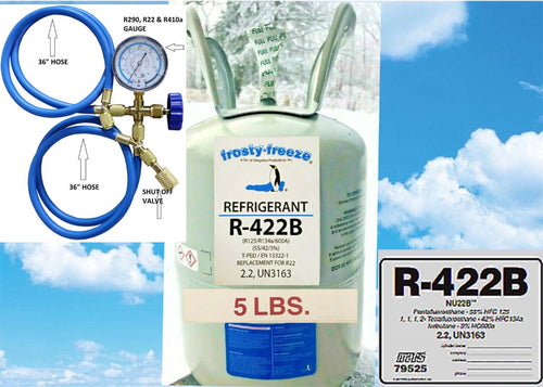 R--22 Replacement, R422B, #1 Replacement, DROP-IN, OK IF INADVERTENTLY MIXED
