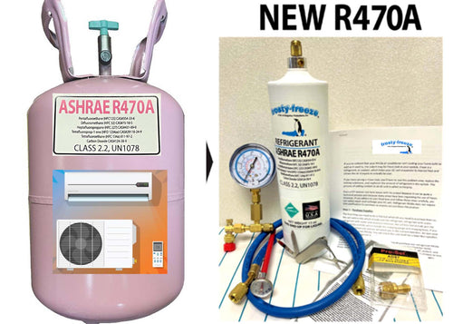 R470a, 15 oz. New Home AC Refrigerant DIY Recharge Kit, A1-ASHRAE & EPA Approved