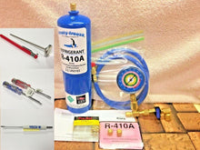 410A, R410a, R-410a, Refrigerant Refill Kit Gauge Charging Hose Instructions Pro