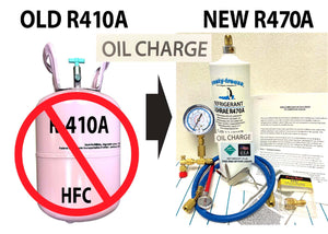 R470a, 23 oz. w/OIL Home AC Refrigerant DIY Recharge, A1-ASHRAE & EPA Approved