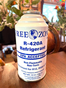 FREE ZONE, R420a, Refrigerant, EPA Accepted, Non-Flammable, Non-Toxic, 12 oz Can