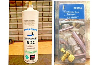 R22Refrigerant R-22new, 28 oz. With LEAK STOP, Pro-Seal XL4, Up to 5 Tons