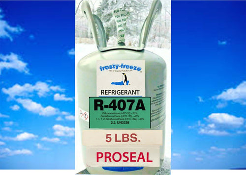 R407A, R--22 Replacement, 5 Lb. ProSealXL4 System, Low Medium Temp Refrigeration