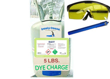 R407f, R--22 Replacement Refrig. 5 Lb. w/8 oz UV Florescent Leak Detect Dye KIT