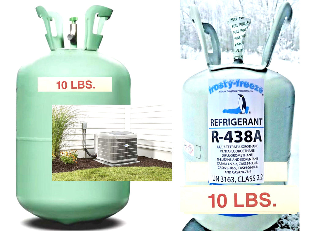 R438a, EPA APPROVED, Refrigerant, Same As MO99, 10 Lb. Factory Sealed Tank