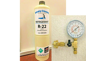 R22new, R-22Refrigerant 22, Air Conditioning, Refrigeration, 20 oz Can, Pro-Kit