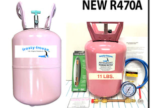 R470a New 11 lb, Refrigerant EPA Approved, Includes STOP LEAK DIY Instructions