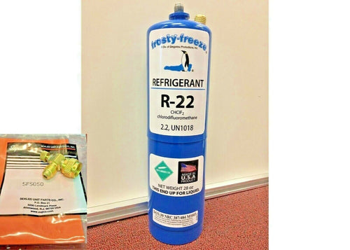 R22NEW Refrigerant, Air Conditioner, Large 28 oz. Can, New R-22DYI Recharge Kit