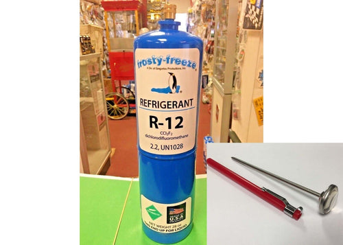 R12, Refrigerant 12, R-12, 28 oz. Disposable Can, 1/4 MF, Tool Kit C