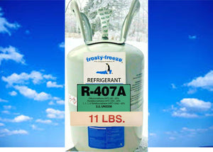 R407A, R--22 Refrigeration Replacement, 11 Lb. Can, Low or Medium Temp Use