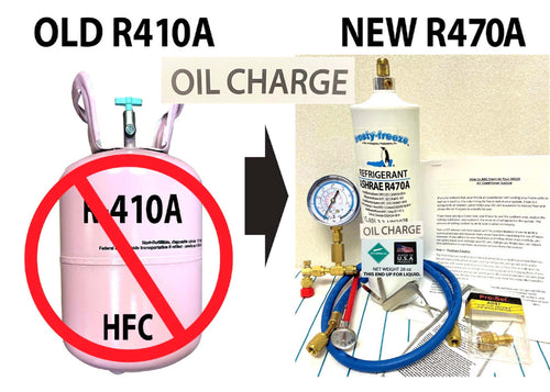 R470a, 28 oz. w/OIL Home AC Refrigerant DIY Recharge, A1-ASHRAE & EPA Approved