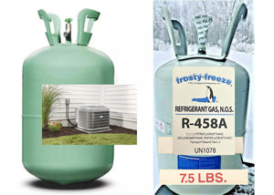 R458a, 7.5 Lb TDX-20, Bluon, Air Conditioning Refrigerant A1-ASHRAE EPA Accepted