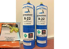 R22 Refrigerant R-22, Air Conditioner, 2, Large 28 oz. Cans, Recharge Kit 651