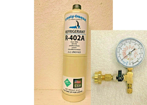 R-402a, HP-80, Refrigerant, R-402A, HCFC, R502, R-502 Replace Thermo King 20 oz.