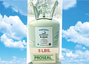 r404a, 404a, r-404a, 5 Lb. Refrigerant With ProSeal XL4 Stop Leak System Sealer
