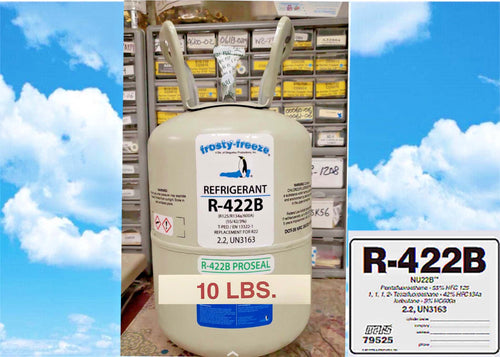 R--22 Replacement, R422B, ProSeal, #1 R22 Replacement, DROP-IN, NO HARM IF MIXED