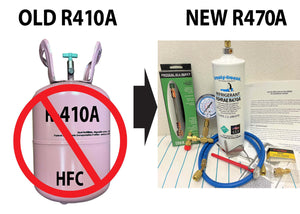 R470a, HFO, 15 oz.  w/LEAK STOP, Kit, DIY Instructions, NO-HFC's, EPA Approved