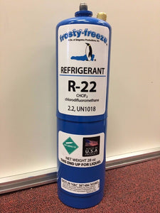 R22NEW Refrigerant, Air Conditioner, Large 28 oz. Can, New DYI Recharge Kit #136