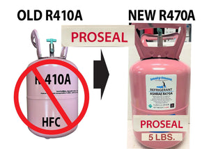 R470a (HFO) 5 lb "NO-HFC's" EPA, SNAP & ASHRAE Approved, System Sealer LEAK STOP