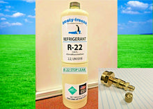 R22NEW, R-22w/Stop Leak & Refrigerant, A/C, Refrigeration, 20 oz