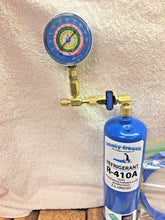 410A, R410a, R-410a, Refrigerant Refill Kit Gauge Charging Hose & Instructions
