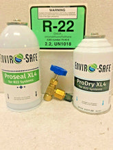 R--22 Refrigerant, Home AC Refrigeration, 15oz. & Proseal & Prodry XL4 Kit NEW