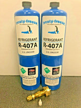 R407A, Refrigerant, (2) 20 oz. Cans, Can Taper, Low Medium Temp. Refrigeration