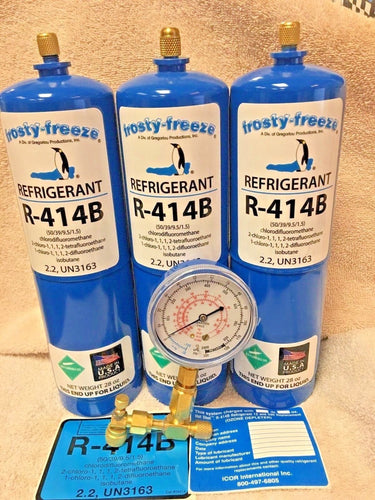 R414B, Replaces R12, R401A, R401B, R409A, R416A, R420A, & R500