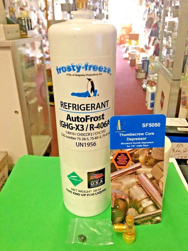 AutoFrost,R406a, Refrigerant, auto frost, GHG-X3, R406A, 28 oz, On/Off Valve