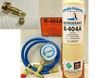 R404a, 404a, R-404, Recharge Kit, 20 oz. Kit, w/Check & Charge-It Gauge & Hose