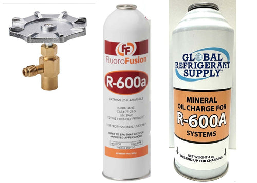 R600A, MODERN Refrigerant, Convenient 6 oz. Cans, Isobutane, R-600 Gas –  Frosty Freeze A/C Products Company