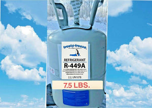 R449a, R-449a Refrigerant, 7.5 Lb, Replacement for R402A, R--22, R408A, R502
