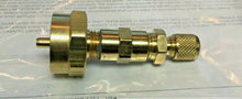 Propane Tank, CGA600 to R12 or R22 Adapter, 1/4" Male Flare w/Brass Cap, Part# 3