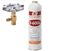 R–600a, 14 oz. Can & Oil, FluoroFusion, Refrigerant Grade Isobutane Recharge Kit