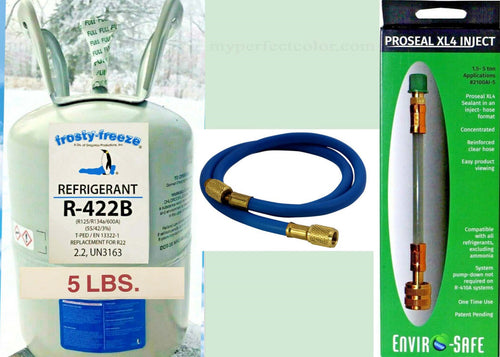 R422B ProSealXL4 & Hose, #1 Replacement, DROP-IN NO HARM IF INADVERTENTLY MIXED