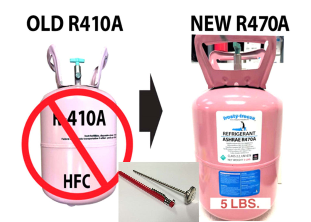 R470a HFO A/C Coolant, 5 lb. ASHRAE, EPA SNAP Approved, Air Conditioning