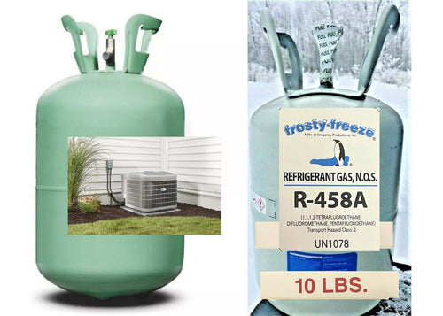 R458a, 10 Lb. TDX-20, Bluon, Air Conditioning Refrigerant A1-ASHRAE EPA Accepted