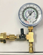 Frosty Freeze, 20 oz. Can Taper, R502, CGA600-R502, With On/Off Valve & Gauge