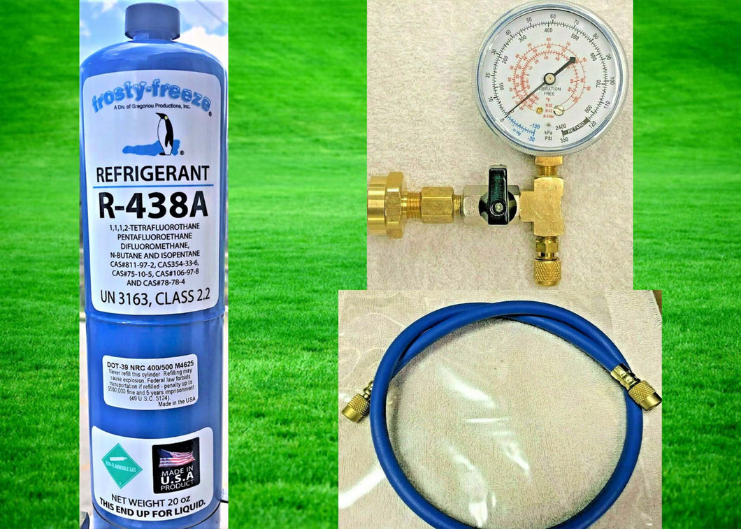 R438a, EPA & ASHRAE APPROVED, Same As MO99, 20 oz. Quick Switch Replace 22