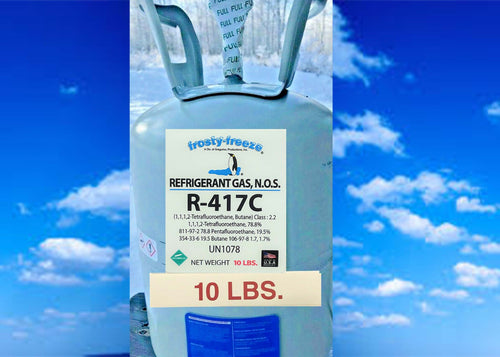 R417C, 10 Lbs., R12 Replacement, Refrigerant, Non-Ozone Depleting, Non-Toxic