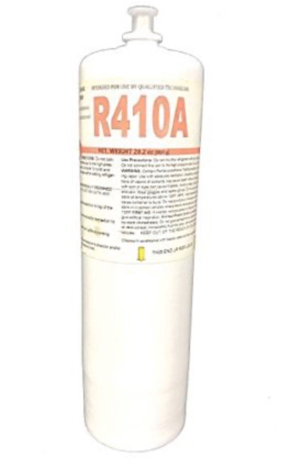 R410a, Refrigerant 410, 28 oz., Disposable Cylinder, No Can Taper Needed 410a