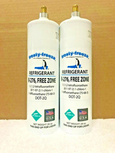 Free Zone, R276, (2) 28 oz. Cans, EPA Accepted, Non-Flammable, Recharge Kit, NEW