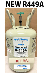 R449a 10 Lbs. Home Air Conditioning Cooling Coolant, AC Systems Factory Sealed