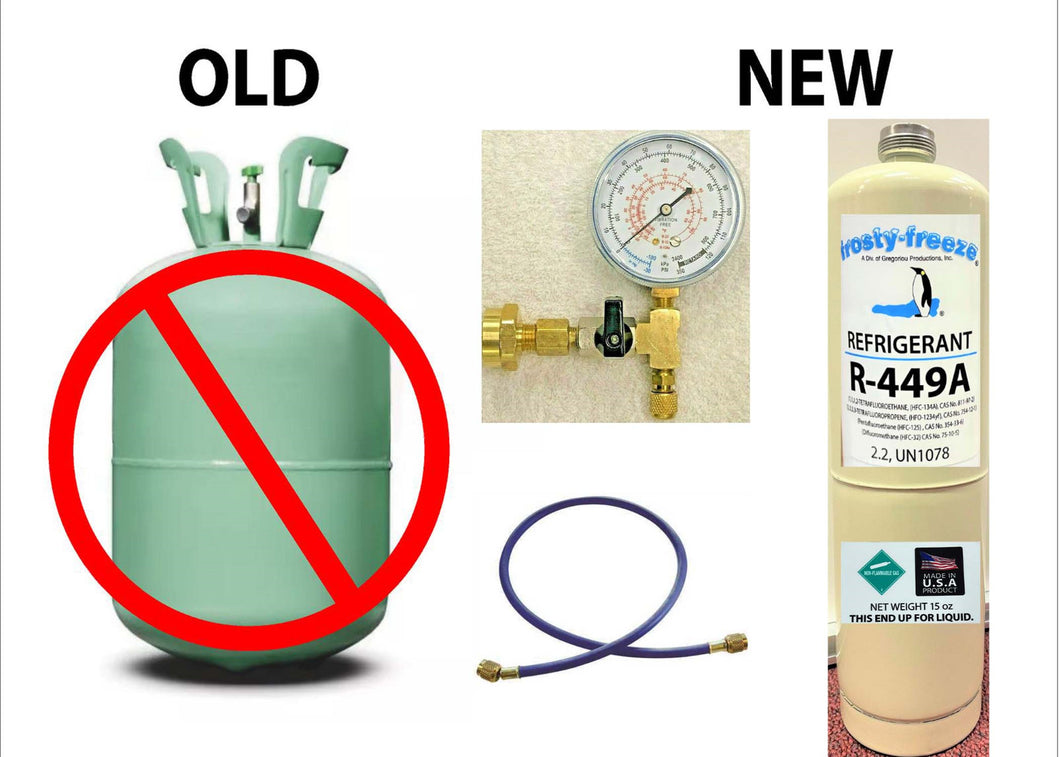 R438a, MO99, 18 oz. Kit Replacement Refrigerant, ASHRAE Certified & EPA Accepted