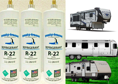 For Airsteam, Dutchmen, Coachmen, Jayco, Gulf Stream, Refrigerant R22, 84 oz.