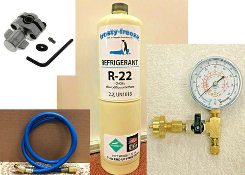 R22, R-22, Refrigerant 22, Air Conditioning, Refrigeration, 20 oz Can, Kit R3