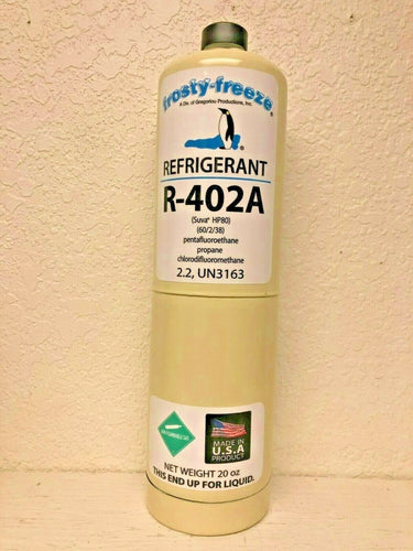 HP80, R402a, Refrigerant Gas, HCFC, R502, R-502 Replace For Thermo King 20 oz.