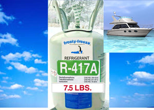 R417A, MO59, 7.5 Lb HFC Blend Retrofit Refrigerant for R--22 A/C & Refrigeration
