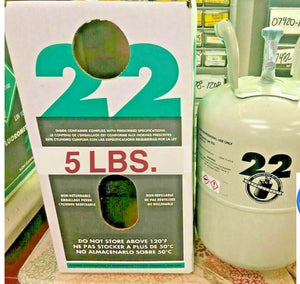R22,  Refrigerant 22, 5 Lb. Factory Sealed & Fresh Same Day Fast Shipping
